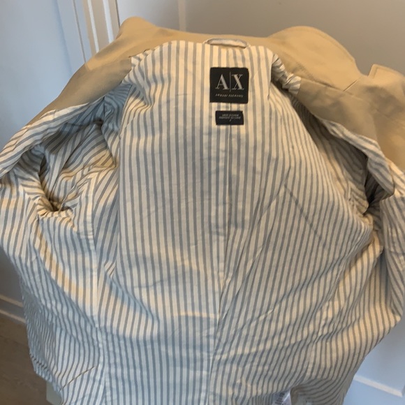Armani Exchange A/X Tan Blazer Size 4 - Picture 7 of 12